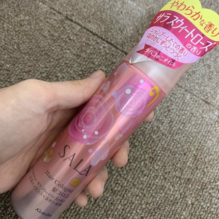 髪コロンB(サラ スウィートローズの香り)/SALA/ヘアミストを使ったクチコミ(1枚目)