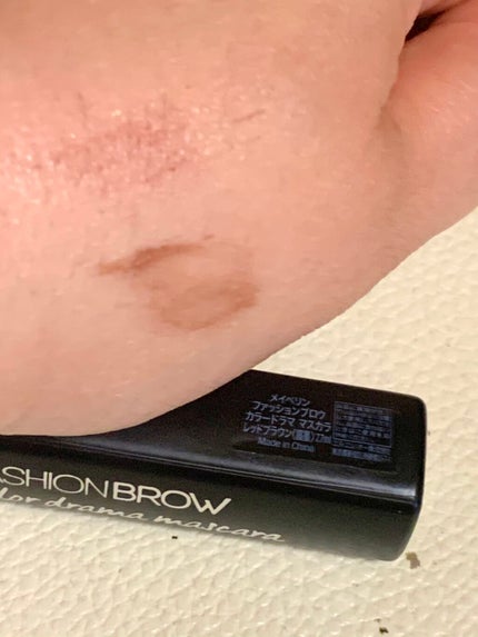 ファッションブロウ カラードラマ マスカラ/MAYBELLINE NEW YORK/眉マスカラを使ったクチコミ(3枚目)