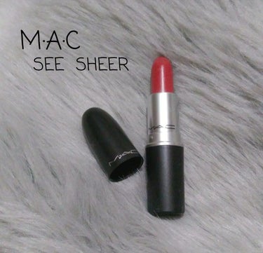 M·A·Cリップスティック💄SEE SHEER

1度ぬりでも色がしっかりついてくれるし
重ねぬりしても可愛い色味✨

肌なじみも良くていろんなメイクにも合わせやすい👌

色持ちがいいのも高ポイント❗
