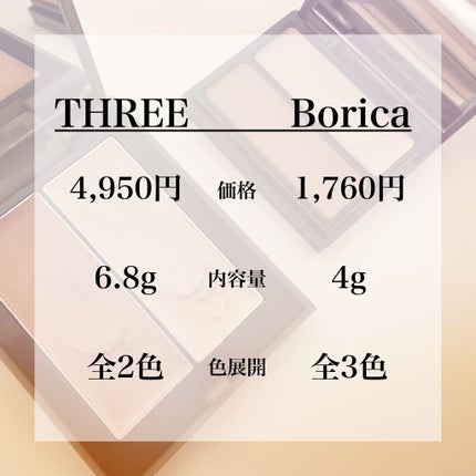 THREE シマリング グロー デュオ/THREE/クリームハイライトを使ったクチコミ(2枚目)