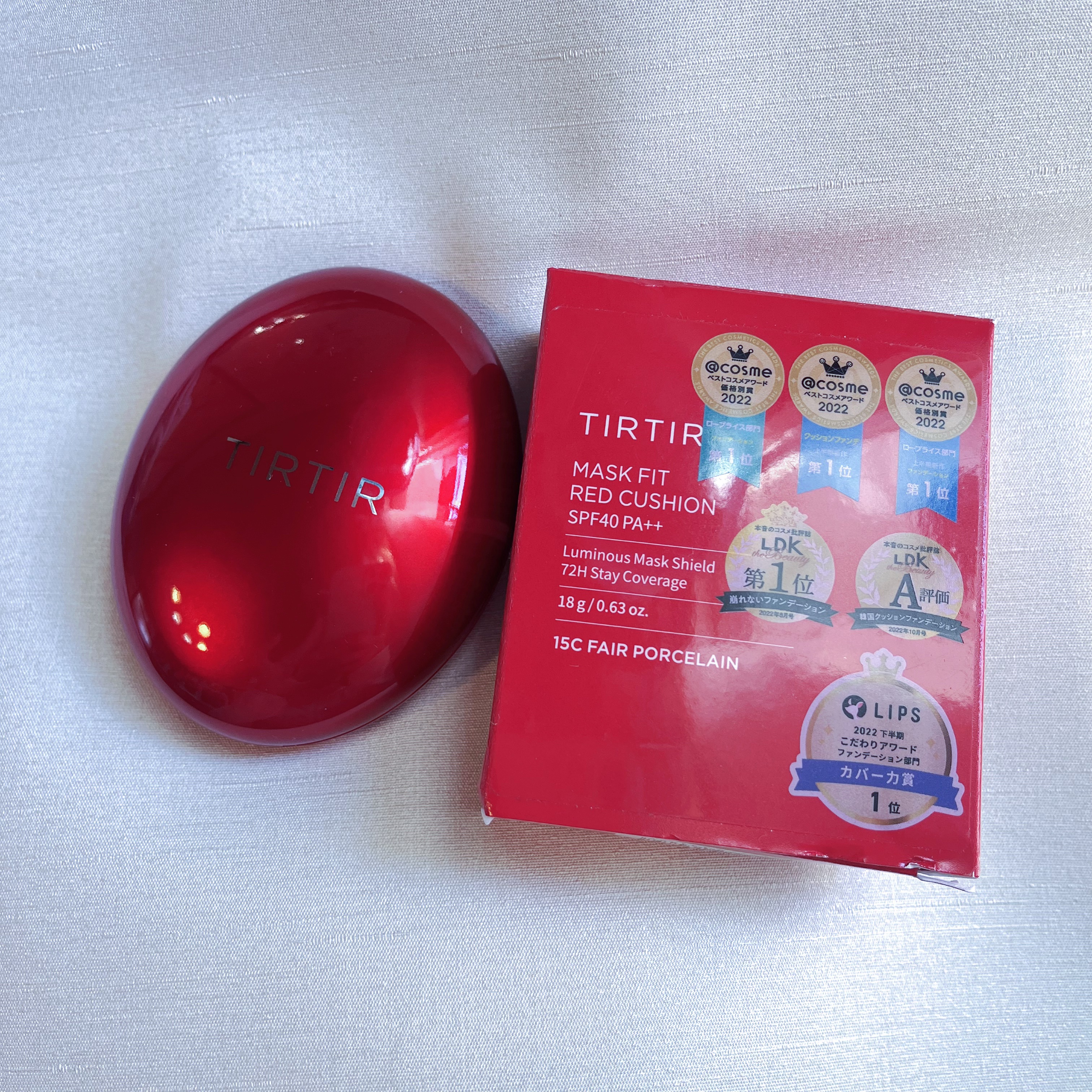 マスク フィット レッド クッション/TIRTIR(ティルティル)/クッションファンデーションを使ったクチコミ（2枚目）