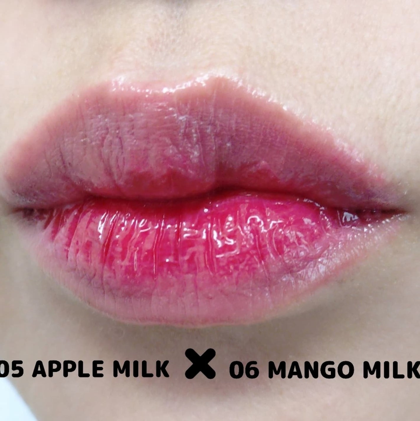 ミルクハートティントリップアンドチーク/Merrymonde/リップティントを使ったクチコミ(5枚目)