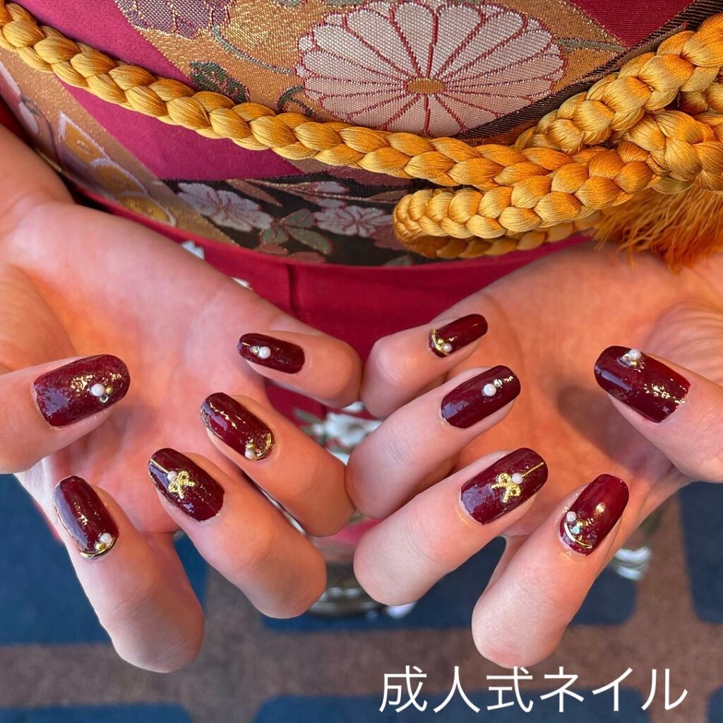 ネイルシール/セリア/ネイルシールを使ったクチコミ(1枚目)