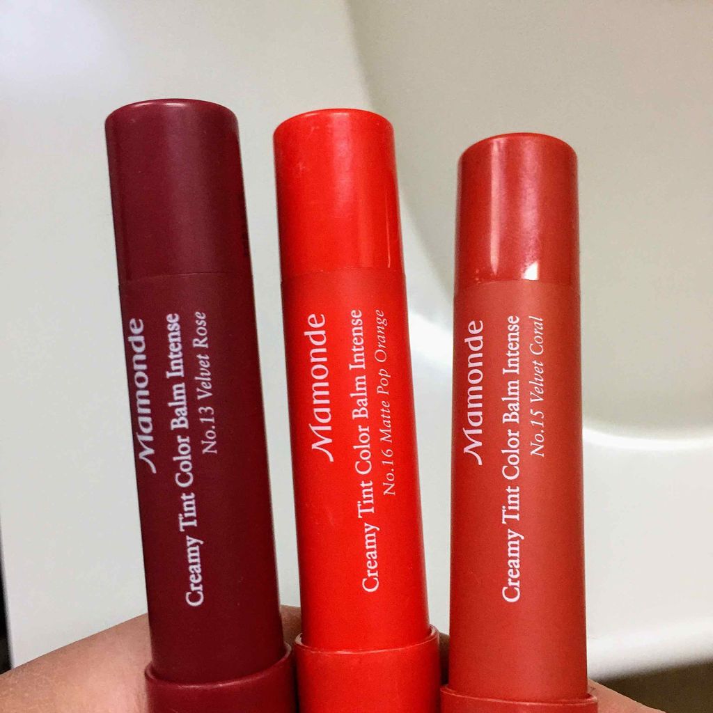 クリーミーリップティント カラーバーム・インテンス/Mamonde/リップティントを使ったクチコミ(2枚目)