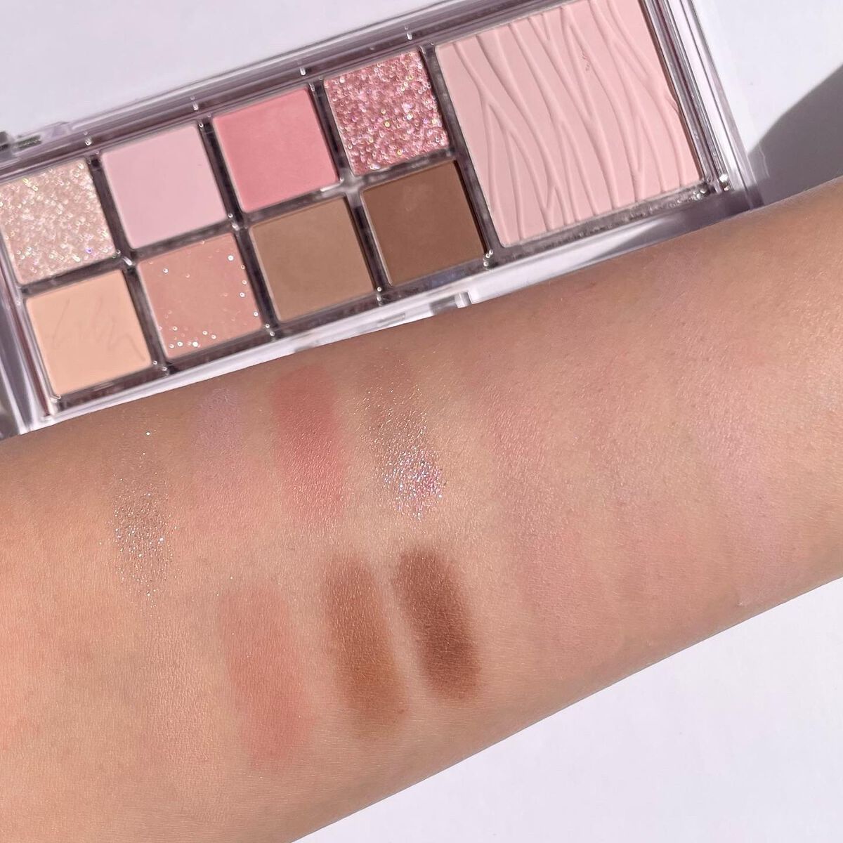 ミックスブラーリングアイパレット/wakemake/マルチパレットを使ったクチコミ(6枚目)