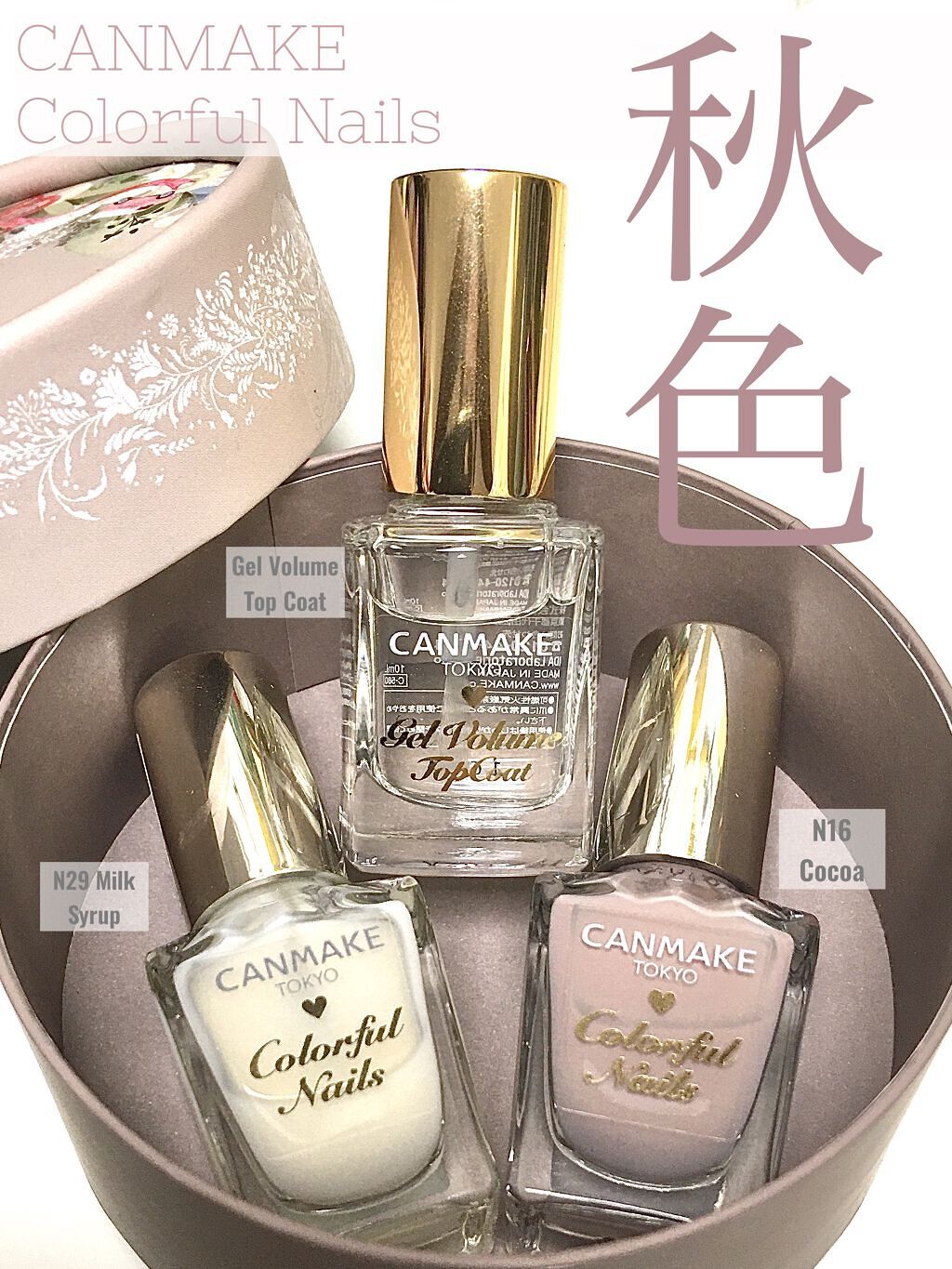 カラフルネイルズ/キャンメイク/マニキュアを使ったクチコミ（1枚目）