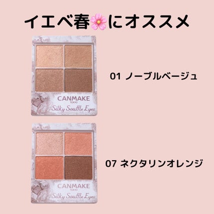 シルキースフレアイズ/キャンメイク/アイシャドウパレットを使ったクチコミ(2枚目)