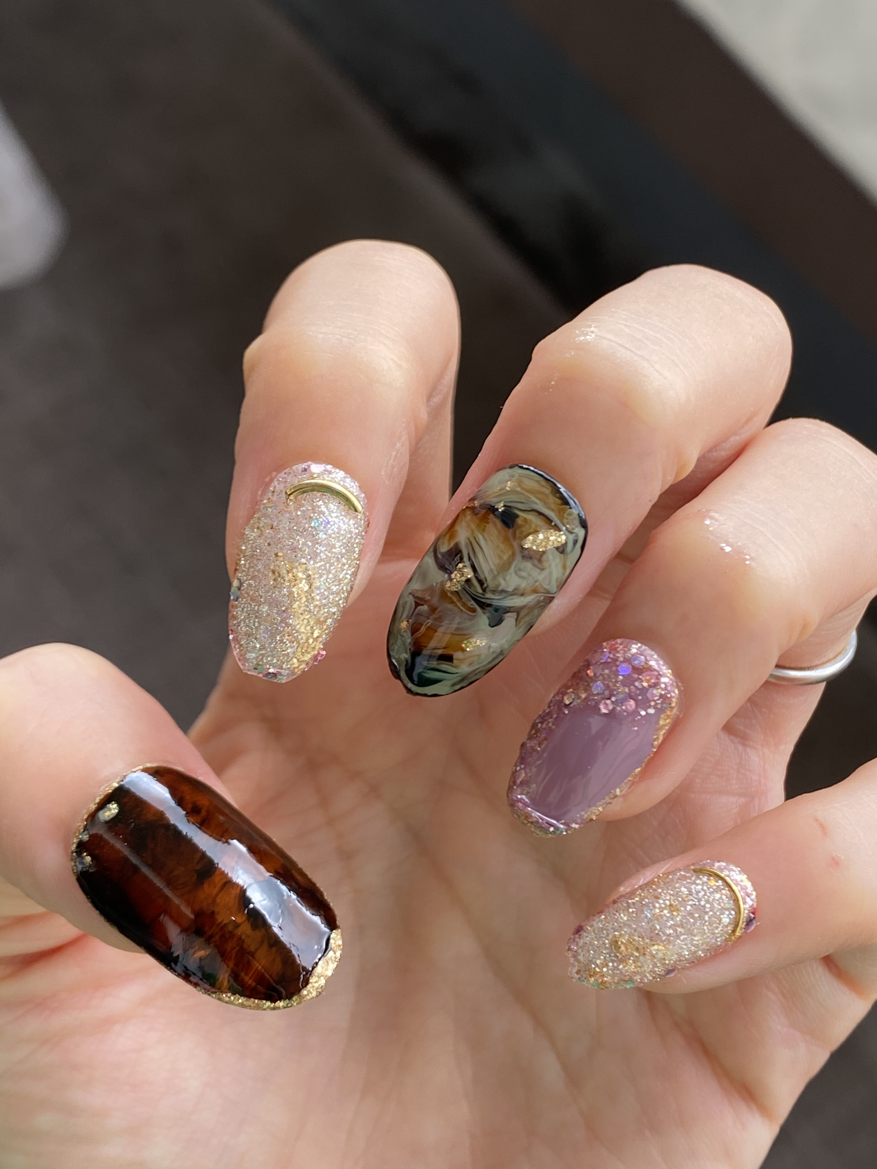 ディオリフィック グリッター トップ コート/Dior/ネイルトップコートを使ったクチコミ（3枚目）