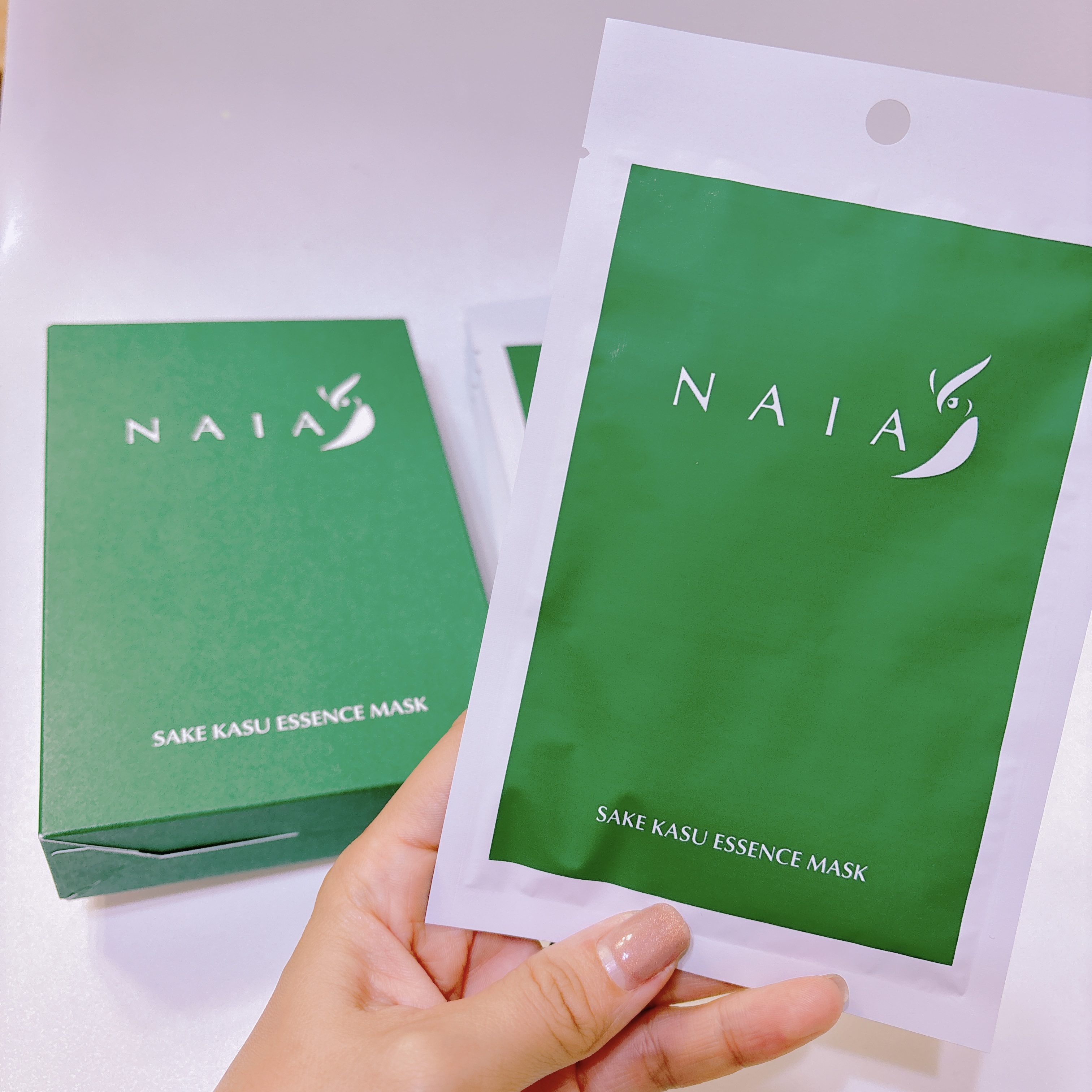 酒粕フェイスマスク 7枚入り（個包装）/NAIA/シートマスク・パックを使ったクチコミ（1枚目）