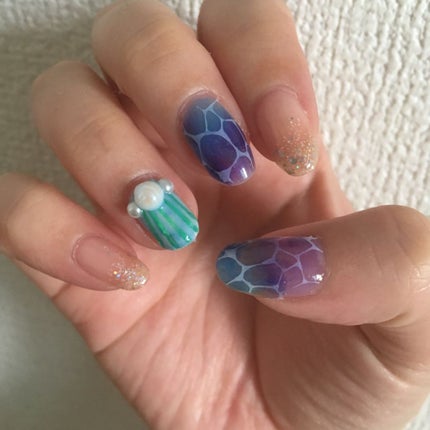 スタンピングネイル プレート/セリア/ネイル用品を使ったクチコミ(4枚目)