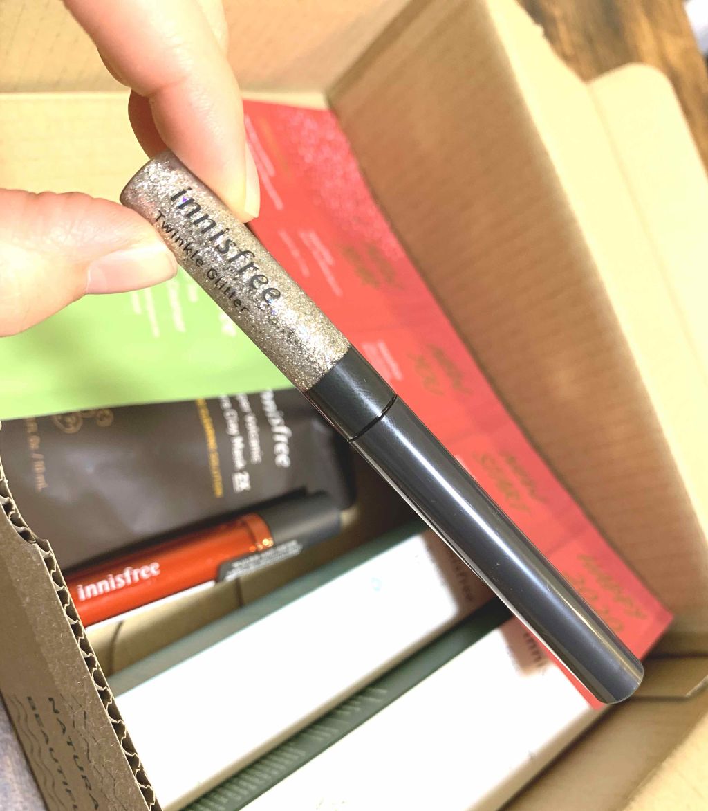 トゥインクル グリッター/innisfree/リキッドアイライナーを使ったクチコミ(1枚目)
