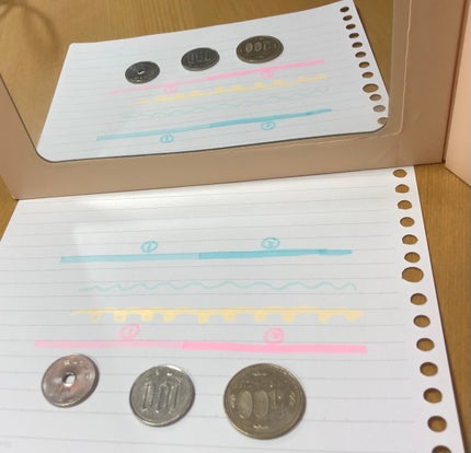 DAISO 紙ミラーのクチコミ「ロージーローザの鏡は肌の色ムラは細かいところまではっきりみえます
ロージーローザとDAISOと.....」(2枚目)