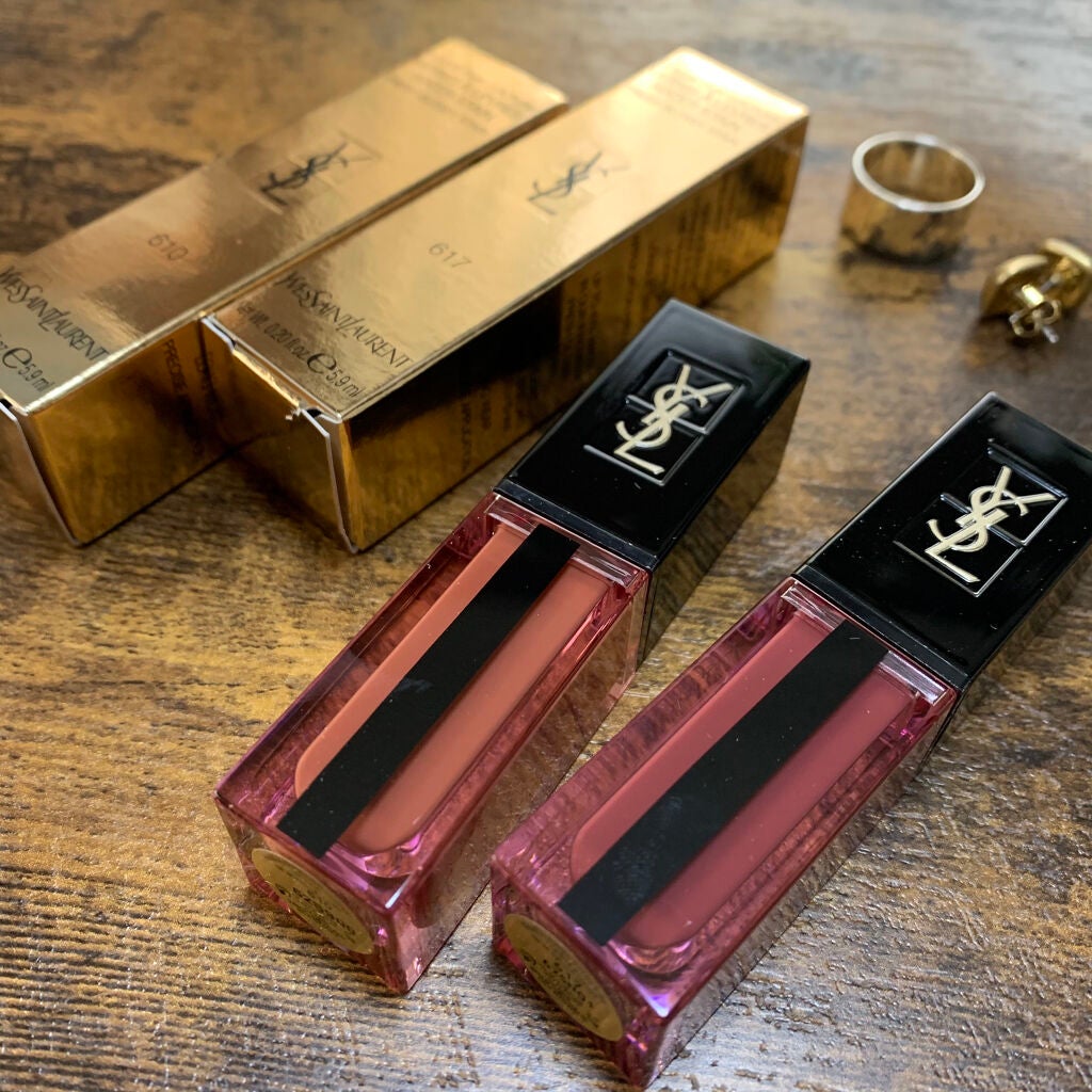 ルージュ ピュールクチュール ヴェルニ ウォーターステイン/YVES SAINT LAURENT BEAUTE/口紅を使ったクチコミ(1枚目)