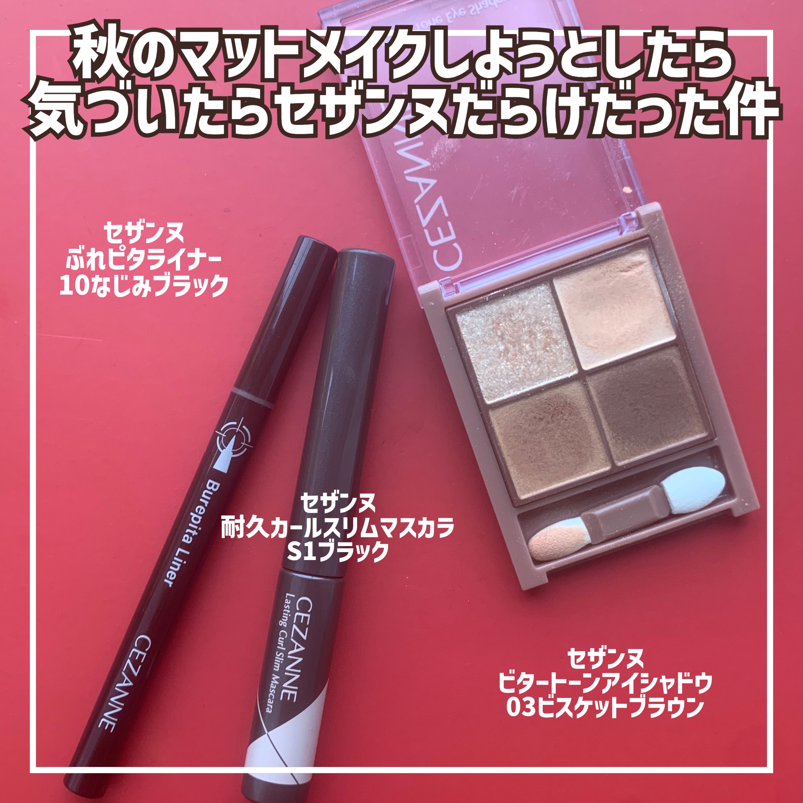 ビタートーンアイシャドウ/CEZANNE/パウダーアイシャドウを使ったクチコミ（2枚目）