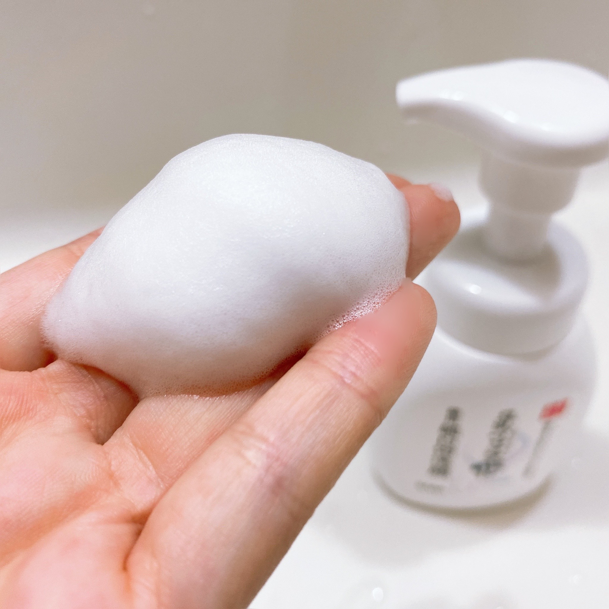 薬用泡洗顔/なめらか本舗/泡洗顔を使ったクチコミ（2枚目）