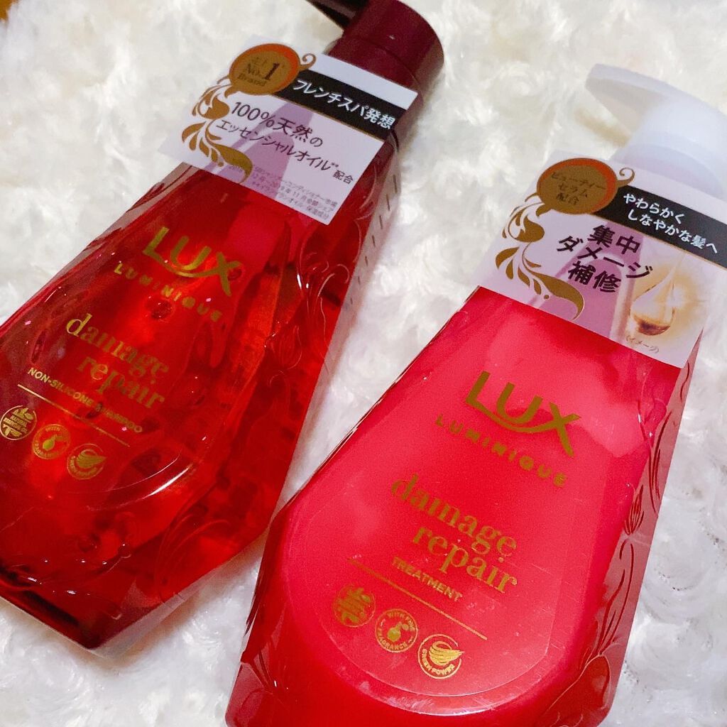 LUX ルミニーク ダメージリペア シャンプー／トリートメントのクチコミ「今回、LIPSを通して#ラックス 様から
#ラックスルミニークダメージリペア の
#シャンプー.....」（3枚目）