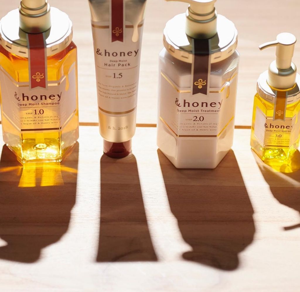 ディープモイスト シャンプー1.0／ヘアトリートメント2.0/&honey/市販シャンプーを使ったクチコミ（1枚目）