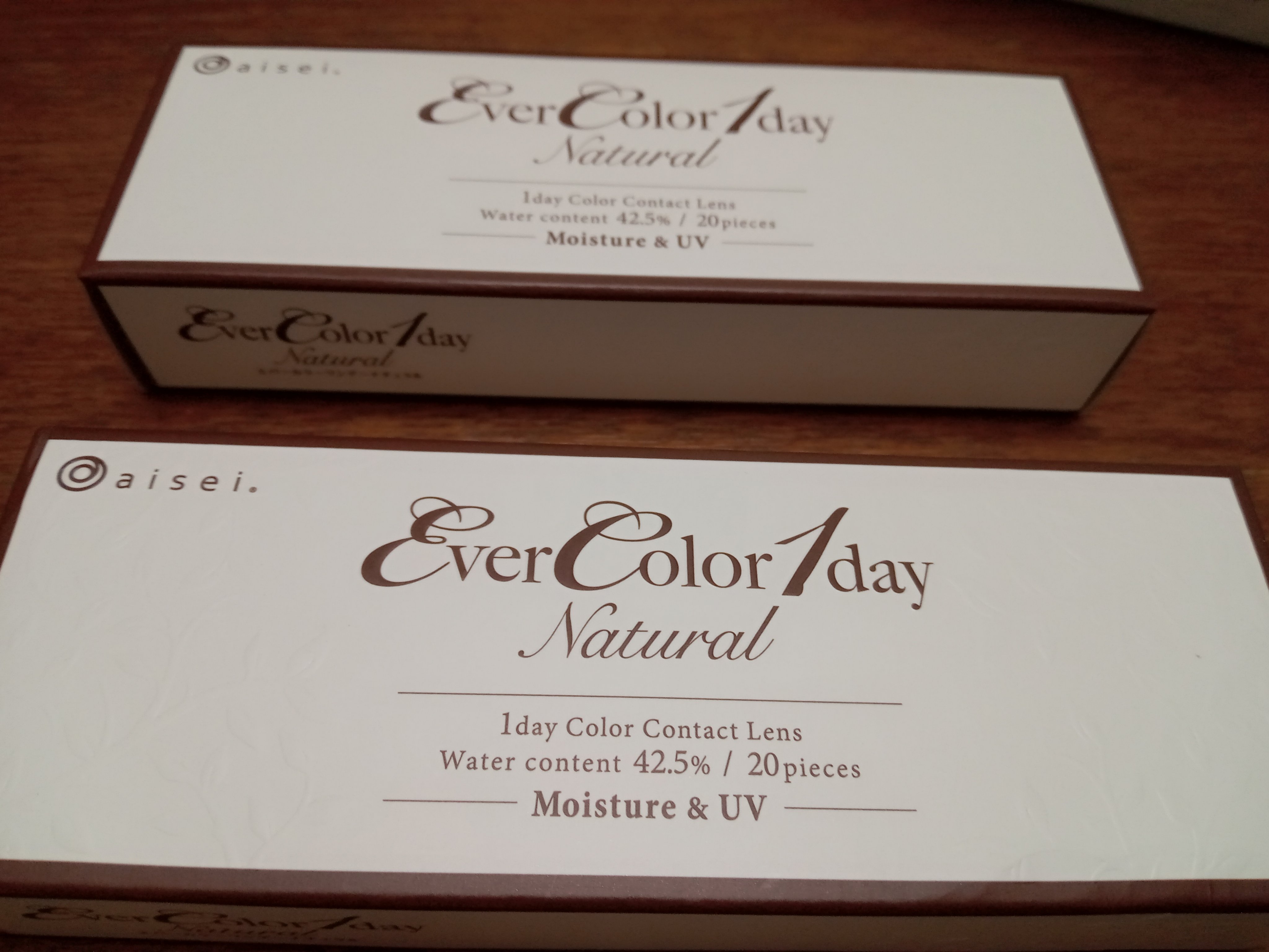 エバーカラーワンデー ナチュラル クリアキャメル/エバーカラー/ワンデー（１DAY）カラコンを使ったクチコミ（1枚目）
