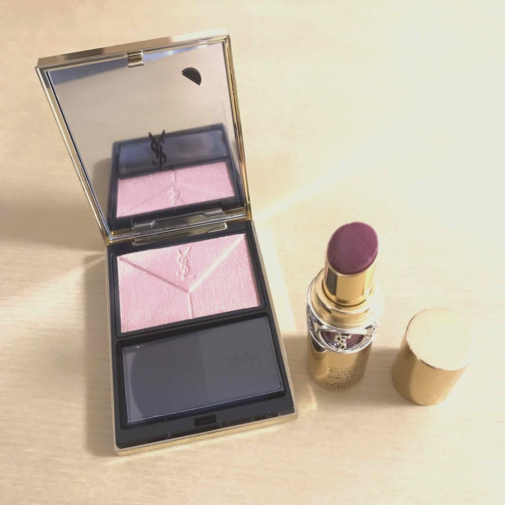 ルージュ ヴォリュプテ シャイン/YVES SAINT LAURENT BEAUTE/口紅を使ったクチコミ(2枚目)