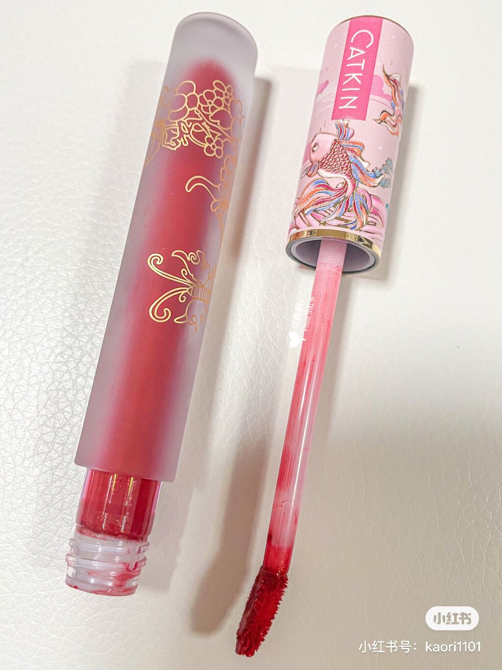 卡婷轻颜唇釉/CATKIN/口紅を使ったクチコミ（3枚目）