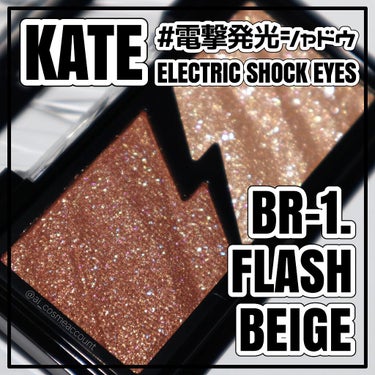 エレクトリックショックアイズ  BR-1 フラッシュベージュ/KATE/アイシャドウパレットを使ったクチコミ（1枚目）