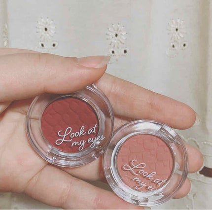 ルックアット マイアイ カフェ/ETUDE/単色アイシャドウを使ったクチコミ(1枚目)