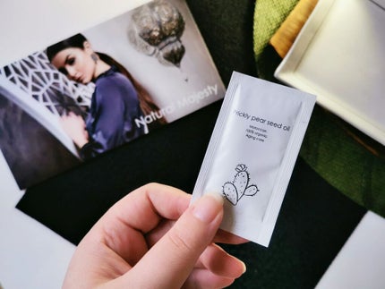 モロッコ100%オーガニック ウチワサボテンオイル/Natural Majesty/フェイスオイルを使ったクチコミ(1枚目)