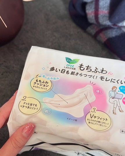 ロリエ もちふわ fit 25cm 羽つき 14コ入 (医薬部外品 )/ロリエ/ナプキンを使ったクチコミ(4枚目)