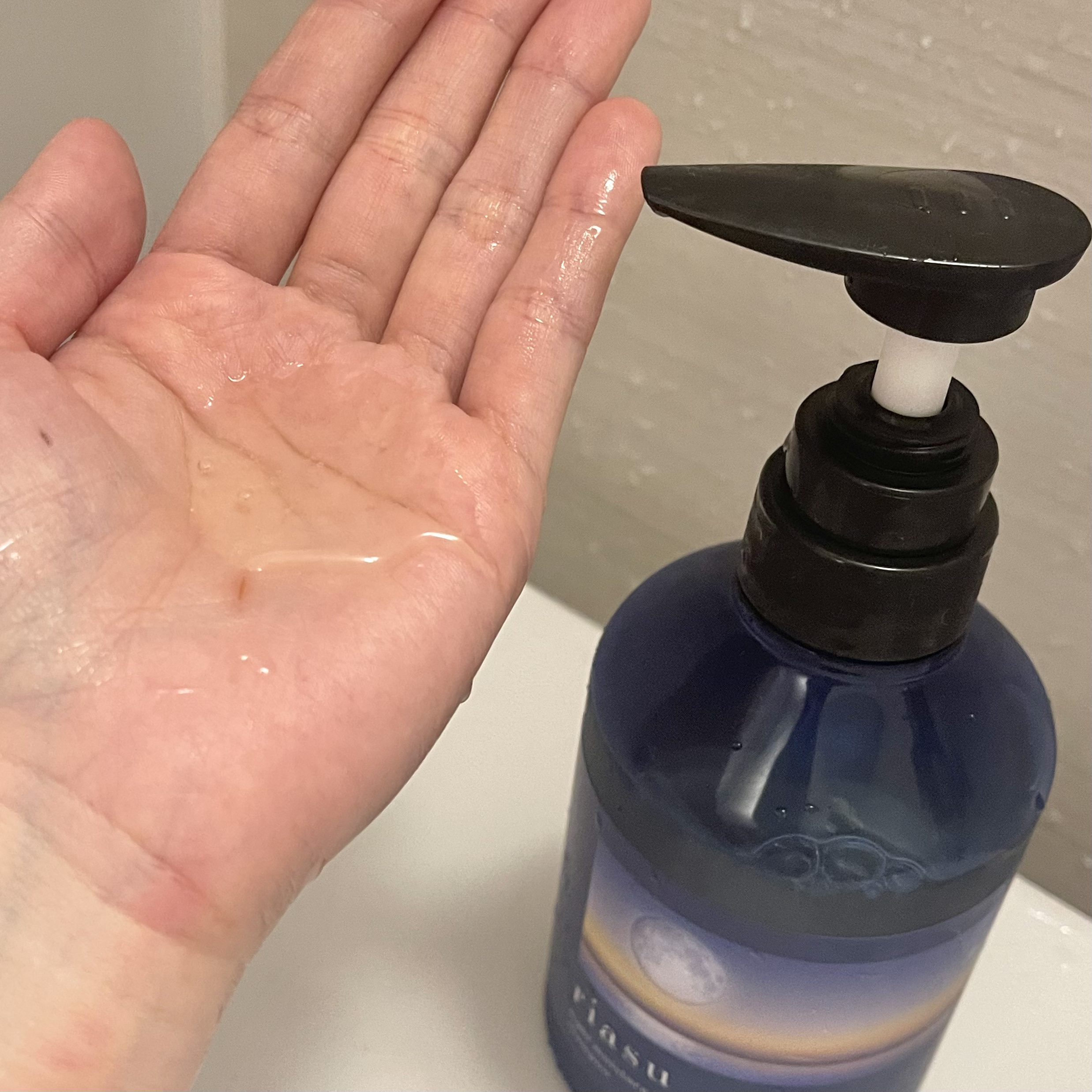 リアス ナイト モイスチャー シャンプー/トリートメント シトラスハーブの⾹り トリートメント 380g/riasu/市販シャンプーを使ったクチコミ（3枚目）