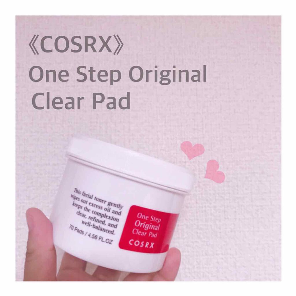 ワンステップオリジナルクリアパッド/COSRX/トナーパッドを使ったクチコミ(1枚目)
