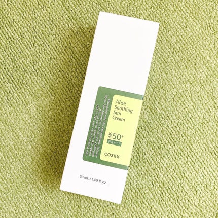 アロエスージングUVクリーム SPF50+ PA+++/COSRX/日焼け止めクリームを使ったクチコミ(6枚目)