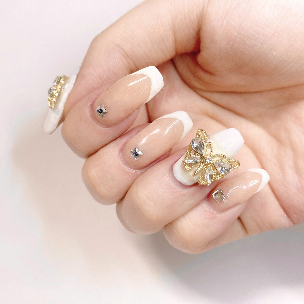 痛ライナー 白/ネイル工房/ジェルネイルを使ったクチコミ（2枚目）