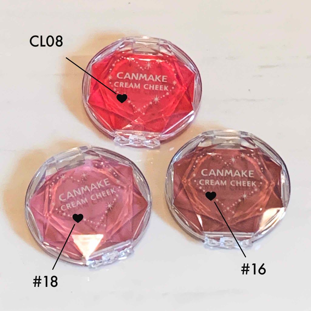 クリームチーク/キャンメイク/ジェル・クリームチークを使ったクチコミ(1枚目)