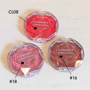 キャンメイククリームチーク

最近使ってるファンデがクリーミー系なので
質感を合わせてチークもクリームを使ってます


#cl08 クリアキュートストロベリー
ピンクっぽさもあるレッド
赤リップの時に！