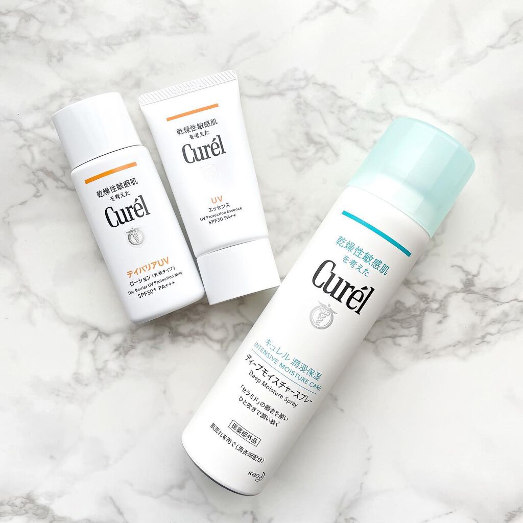 ディープモイスチャースプレー/キュレル/ミスト状化粧水を使ったクチコミ(1枚目)
