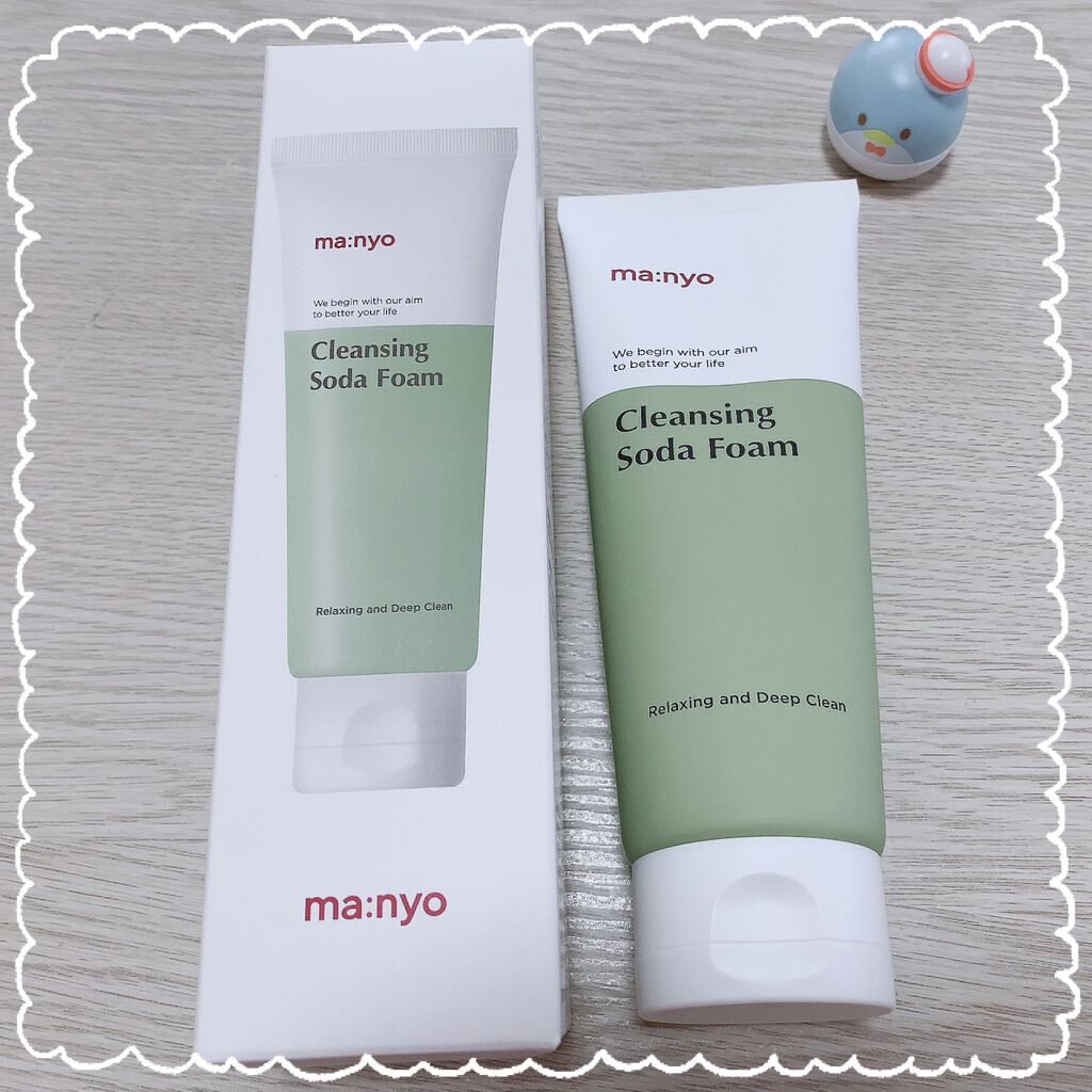 ソーダ洗顔料/manyo/洗顔フォームを使ったクチコミ（3枚目）