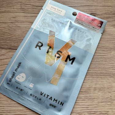 RISM ディープケアマスク ビタミンのクチコミ「✼••┈┈••✼••┈┈••✼••┈┈••✼••┈┈••✼
RISM
ディープケアマスク ビタ.....」（1枚目）
