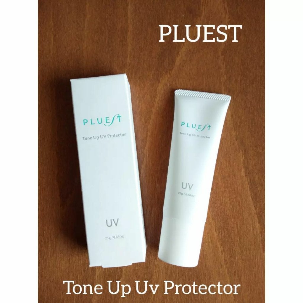 トーンアップUVプロテクター/PLUEST/日焼け止めクリームを使ったクチコミ(1枚目)