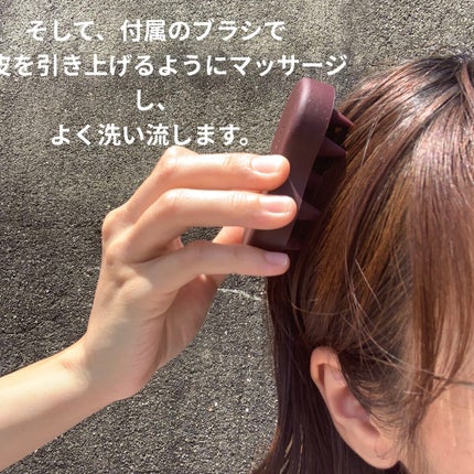 ディープスカルプクレンジング 限定ブラシ付きセット/ホグーラ/その他キットセットを使ったクチコミ(6枚目)