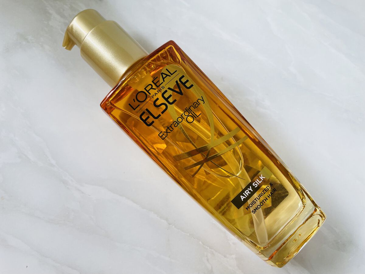 ロレアル パリ エクストラオーディナリー オイル エアリー シルク/ロレアル パリ/ヘアオイルを使ったクチコミ（1枚目）