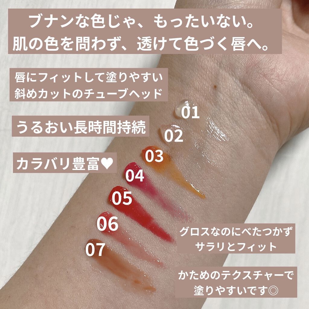 エテュセ リップエディション(グロス) 06 コーラルピンク/ettusais/リップグロスを使ったクチコミ（2枚目）