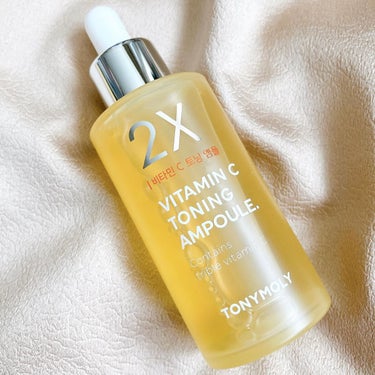 TONYMOLY 2X ビタミンCトーニングアンプルのクチコミ「TONYMOLY 
2X ビタミンC トーニングアンプル
50mL  1881円(税込)

今.....」（2枚目）