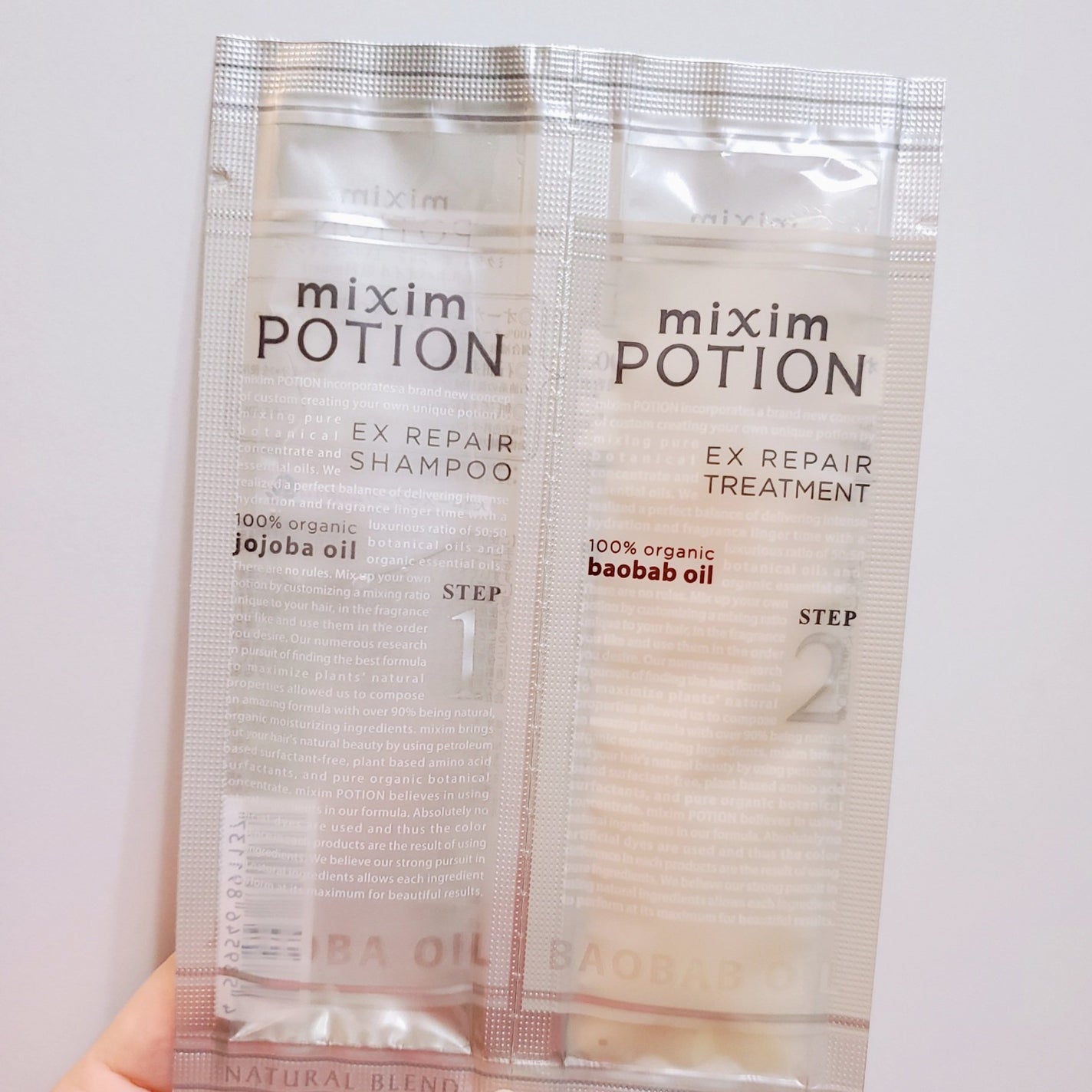 リペアシャンプー/ヘアトリートメント/mixim POTION/シャンプー・コンディショナーを使ったクチコミ(2枚目)