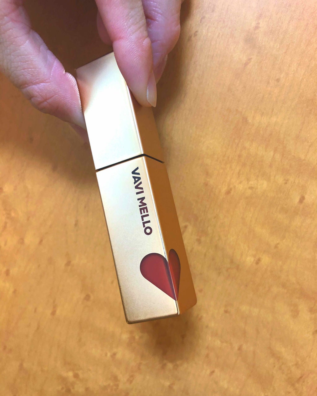 ハートウィンドウリップティントベルベットタイプ/VAVI MELLO/口紅を使ったクチコミ(1枚目)