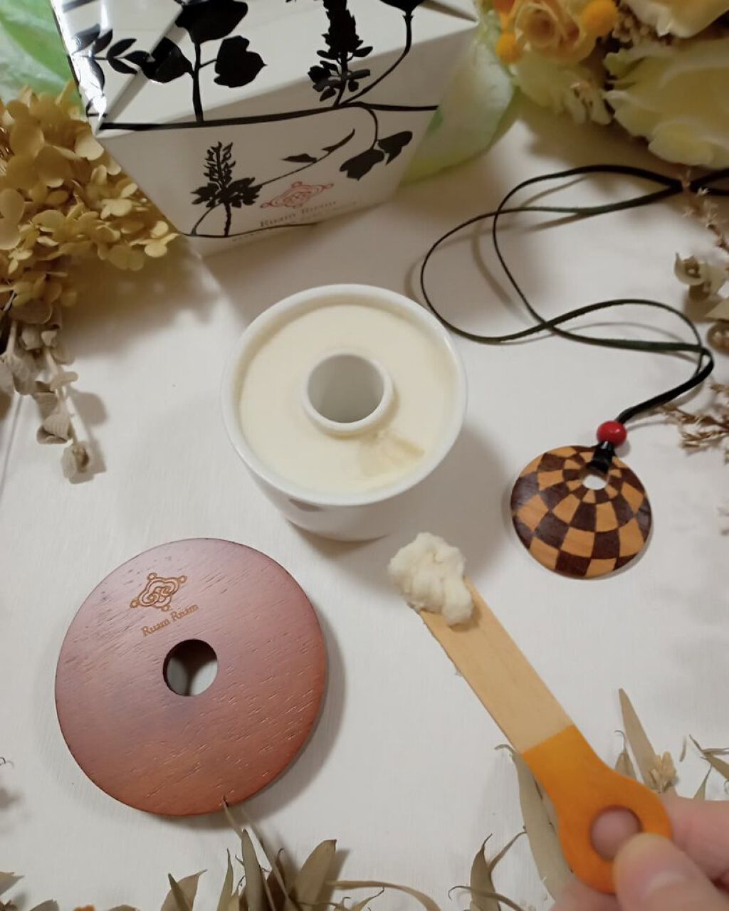 生せっけん ポット [ホワイト] オリジナル/Ruam Ruam/洗顔フォームを使ったクチコミ（2枚目）