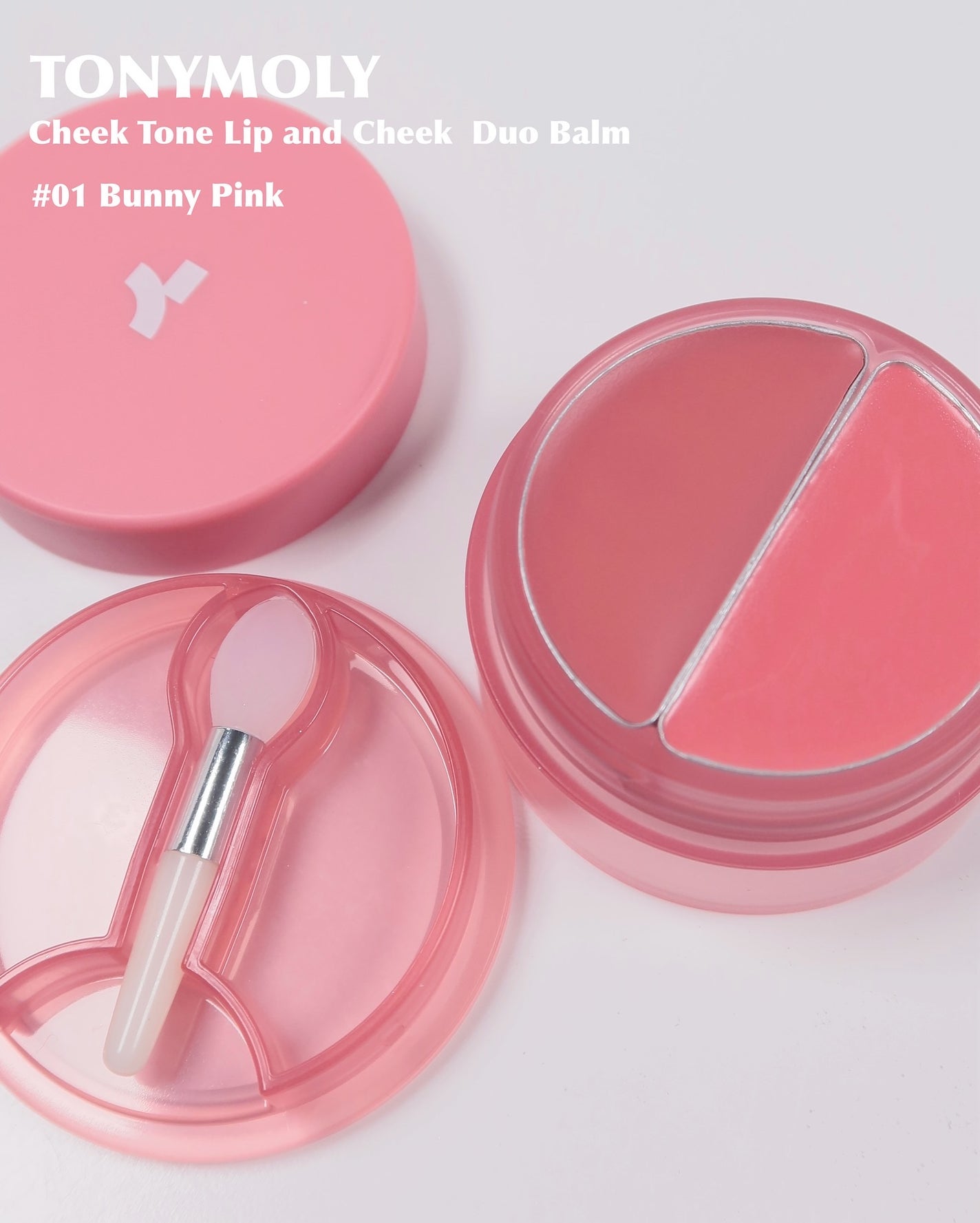 チークトーン リップ&チーク デュオバーム/TONYMOLY/口紅を使ったクチコミ(10枚目)