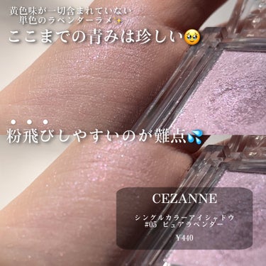 シングルカラーアイシャドウ/CEZANNE/シングルアイシャドウを使ったクチコミ（3枚目）