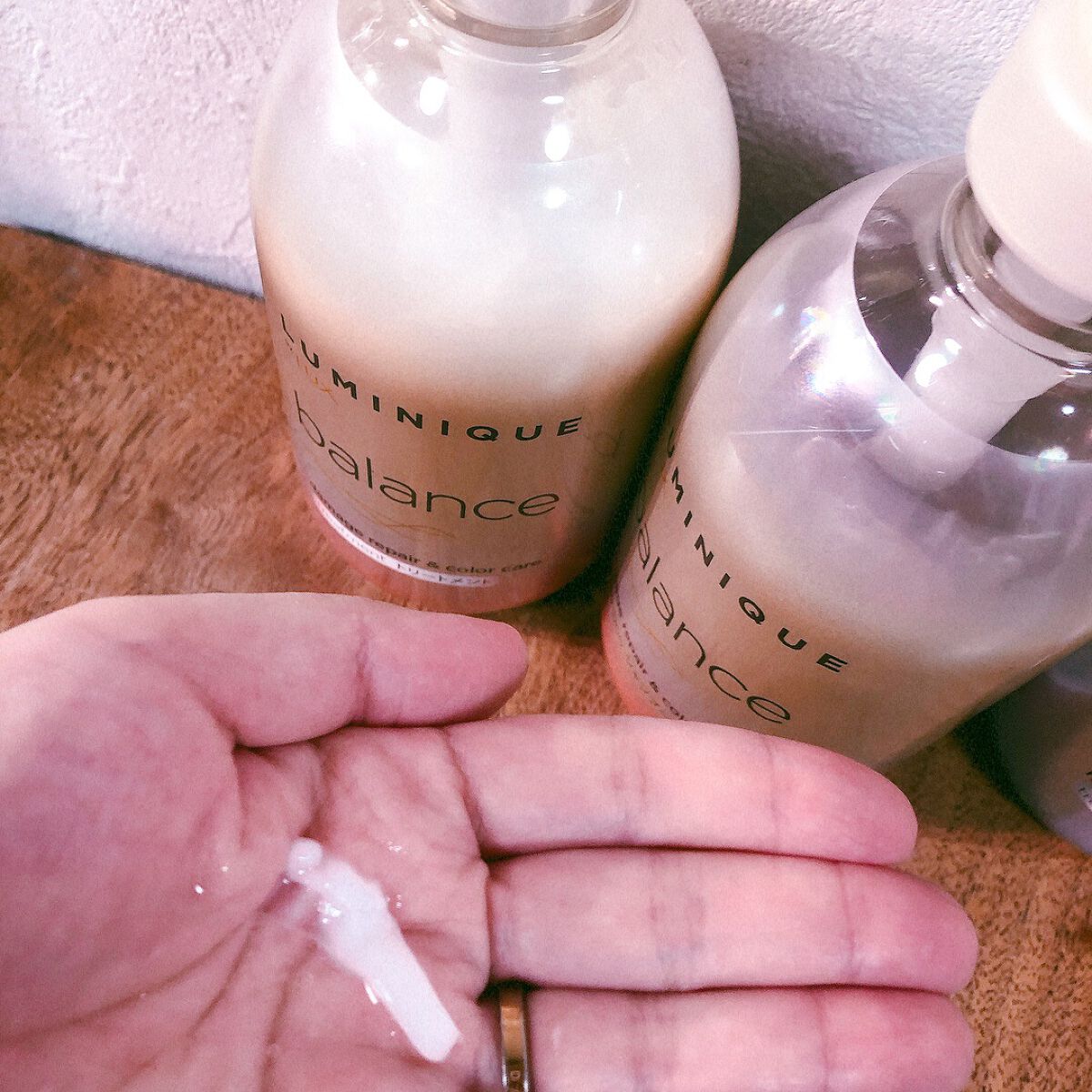 ルミニーク バランス ダメージリペア＆カラーケア シャンプー/トリートメント トリートメント ポンプ 480g/LUX/市販シャンプーを使ったクチコミ（2枚目）