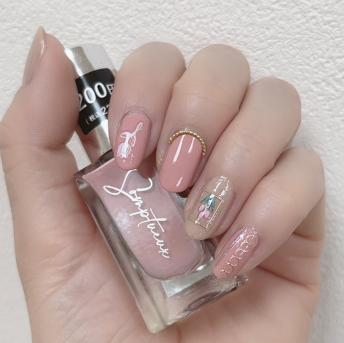 Somptueux(ソンプチュー) ネイルポリッシュ ST-NP-25/DAISO/マニキュアを使ったクチコミ（1枚目）