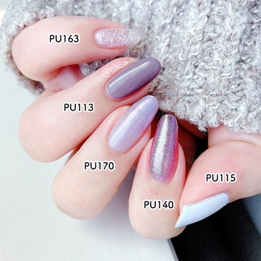 ネイルホリック Aurora Glitter PU170/ネイルホリック/マニキュアを使ったクチコミ（2枚目）